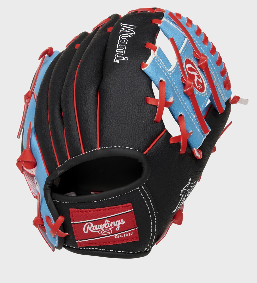 Miami Marlins 10-Inch Team Logo Glove - Image 3