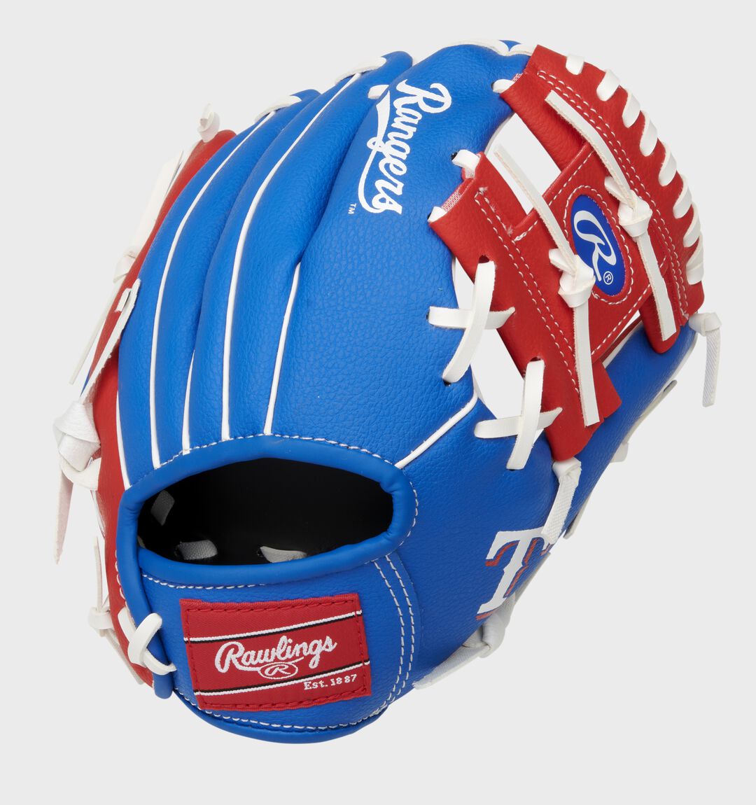 Texas Rangers 10-Inch Team Logo Glove - Image 3