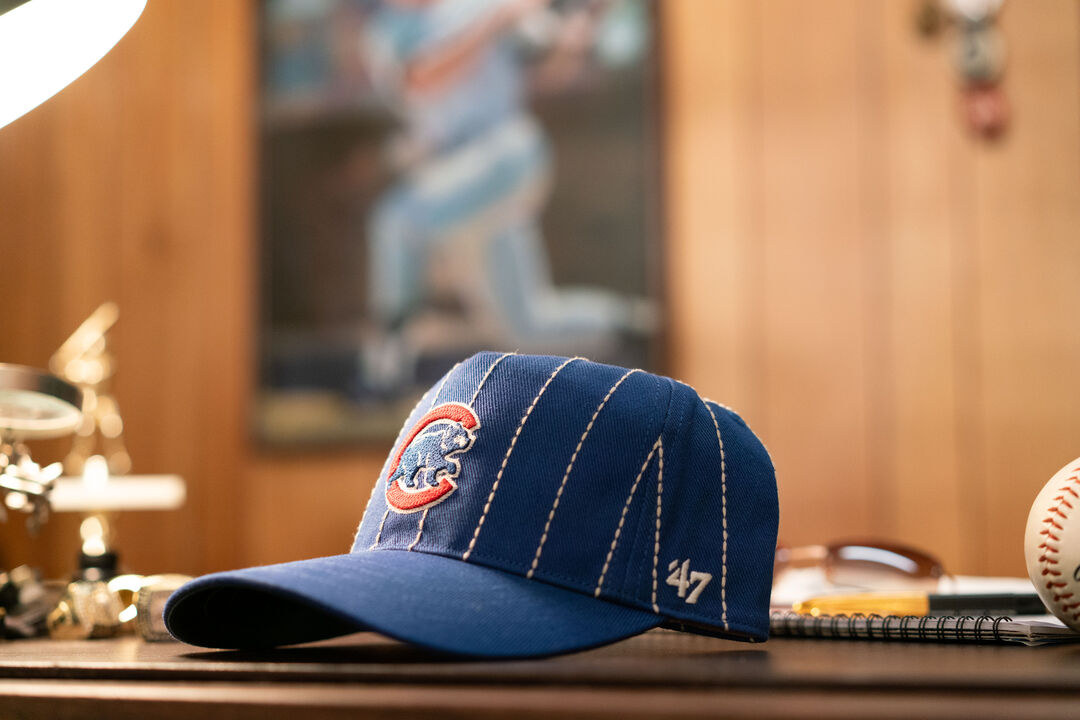 Seattle Mariners Rawlings '47 Brand Pinstripe Hitch Hat - Image 6