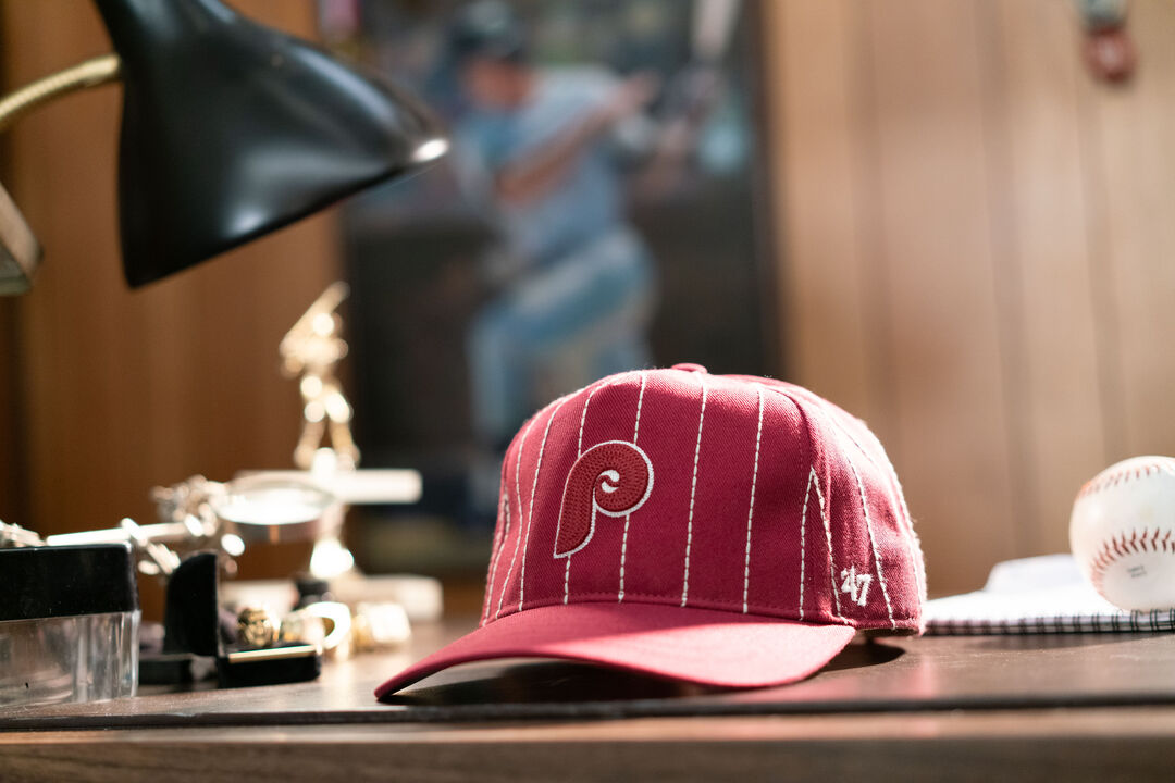 Seattle Mariners Rawlings '47 Brand Pinstripe Hitch Hat - Image 9