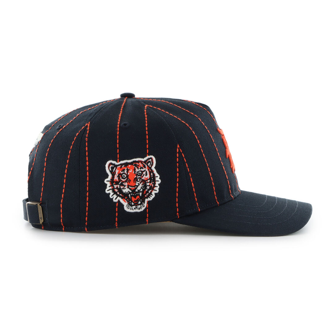 Detroit Tigers Rawlings '47 Brand Pinstripe Hitch Hat - Image 3