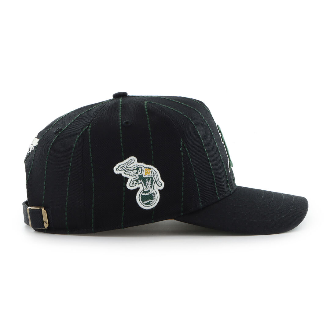 Athletics Baseball Rawlings '47 Brand Pinstripe Hitch Hat - Image 3