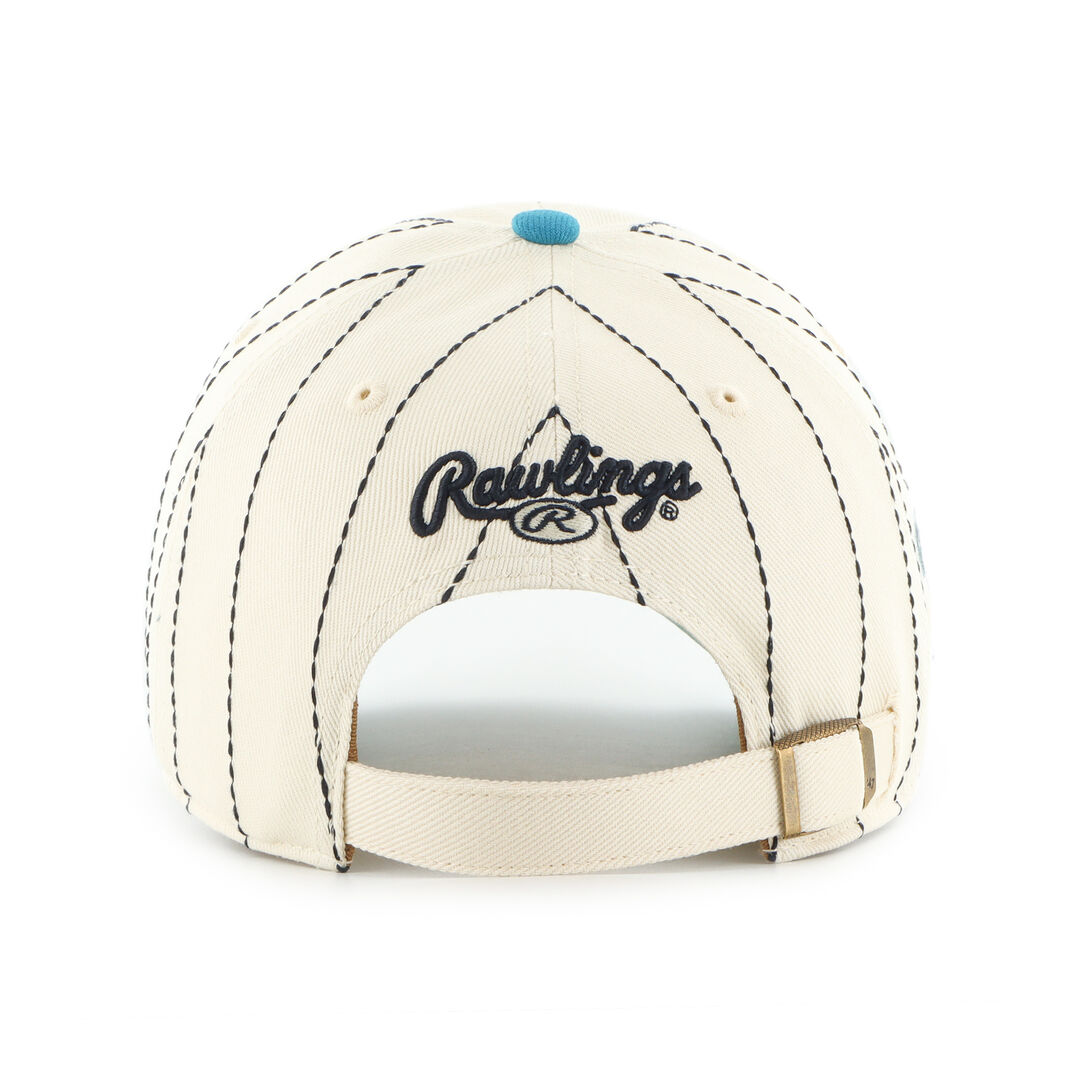 Seattle Mariners Rawlings '47 Brand Pinstripe Clean Up Hat - Image 4