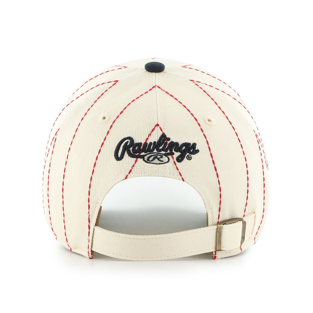 Atlanta Braves Rawlings '47 Brand Pinstripe Clean Up Hat - Image 4