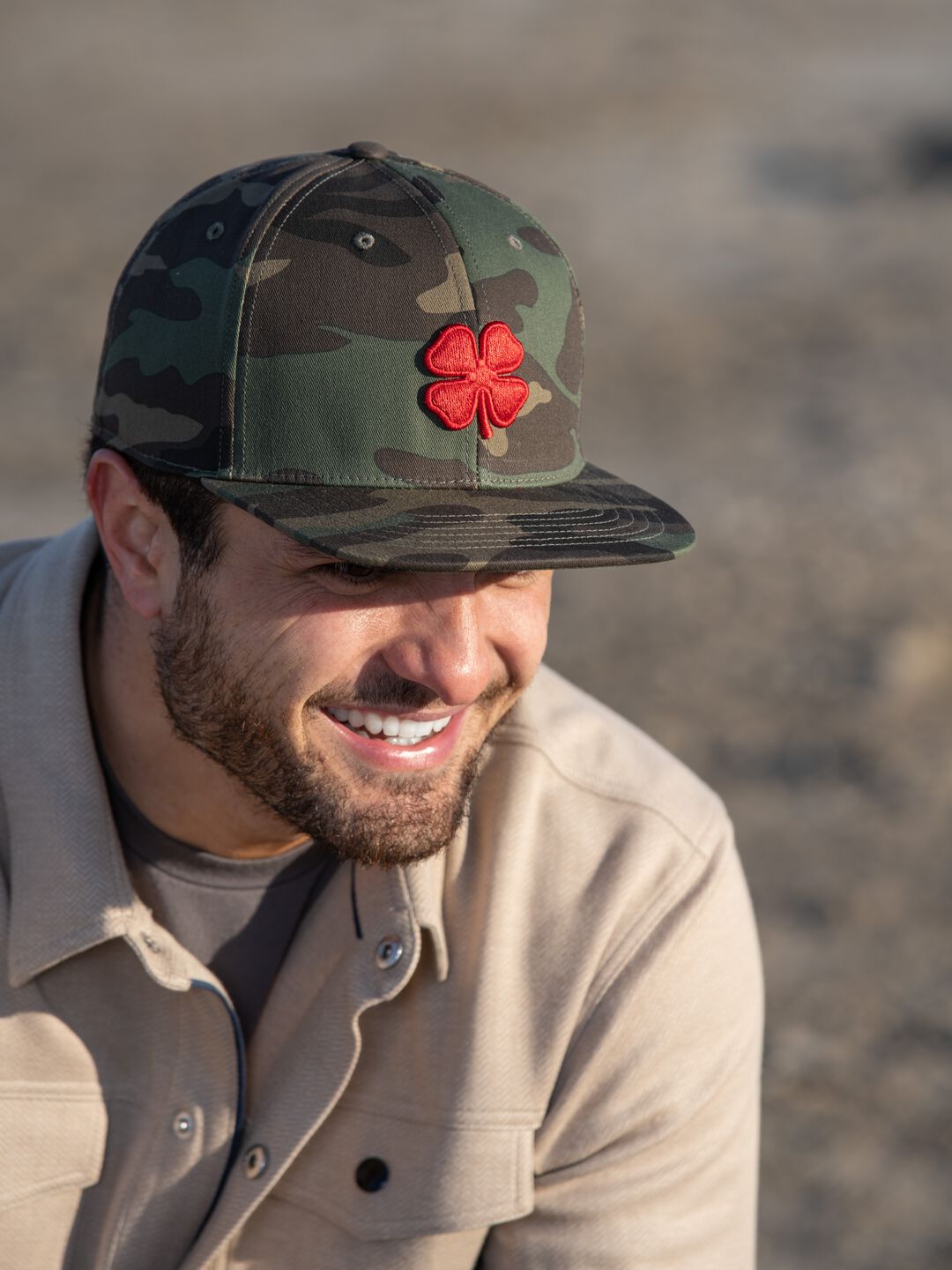 Rawlings Black Clover Game Day Camo Fitted Hat - Image 3