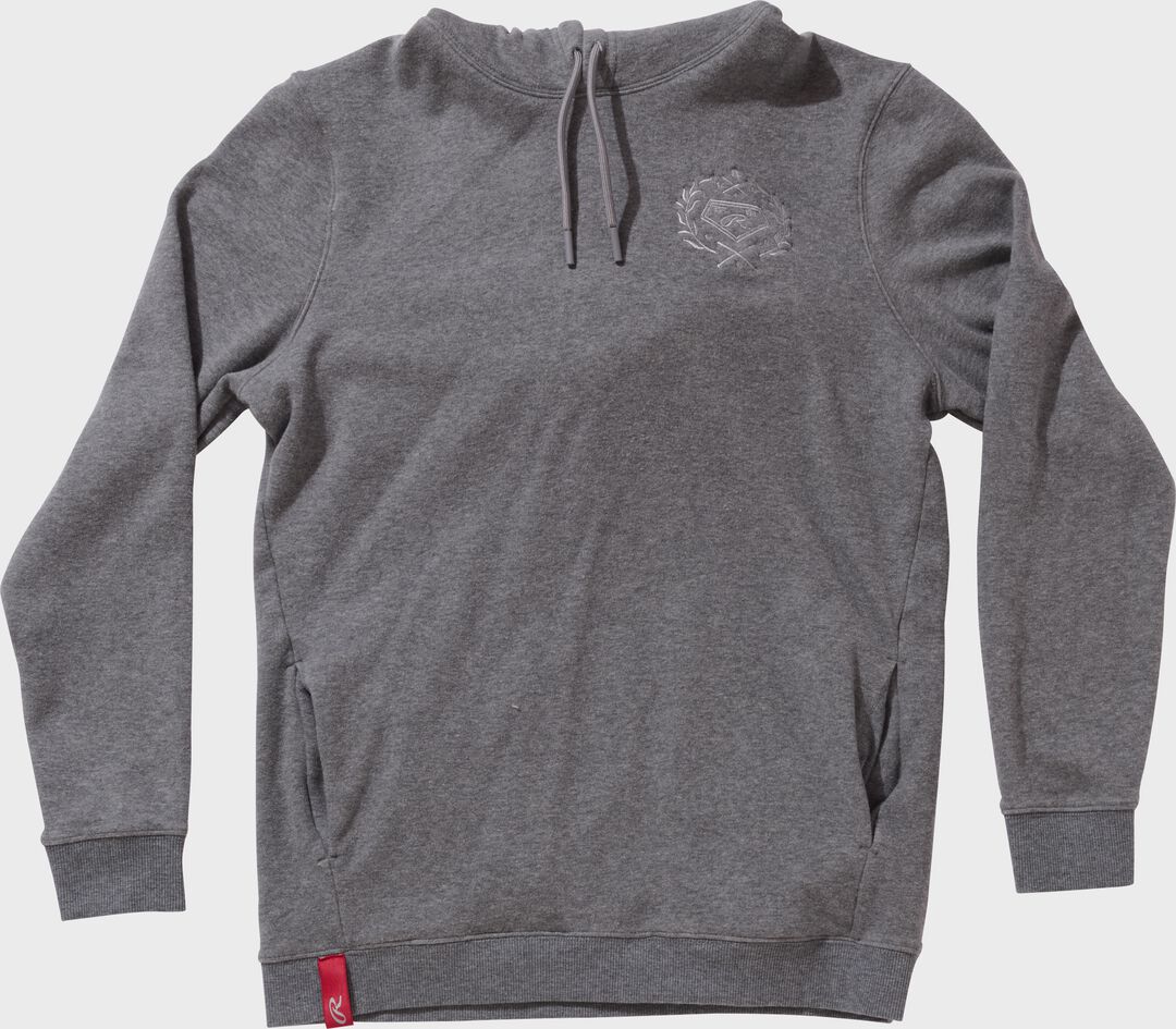 Rawlings x The Normal Brand Puremeso Fleece Hoodie Athletic Grey - Image 4