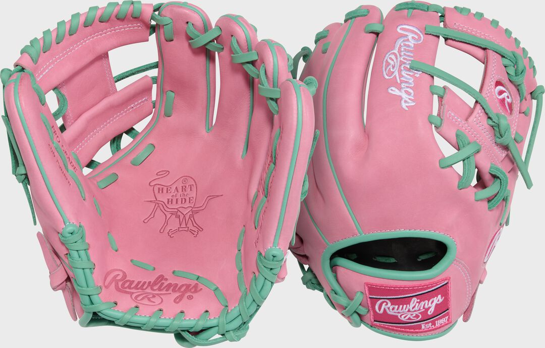 11.5" Heart of the Hide ContoUR Fit Pink Infield Glove Right Hand Throw