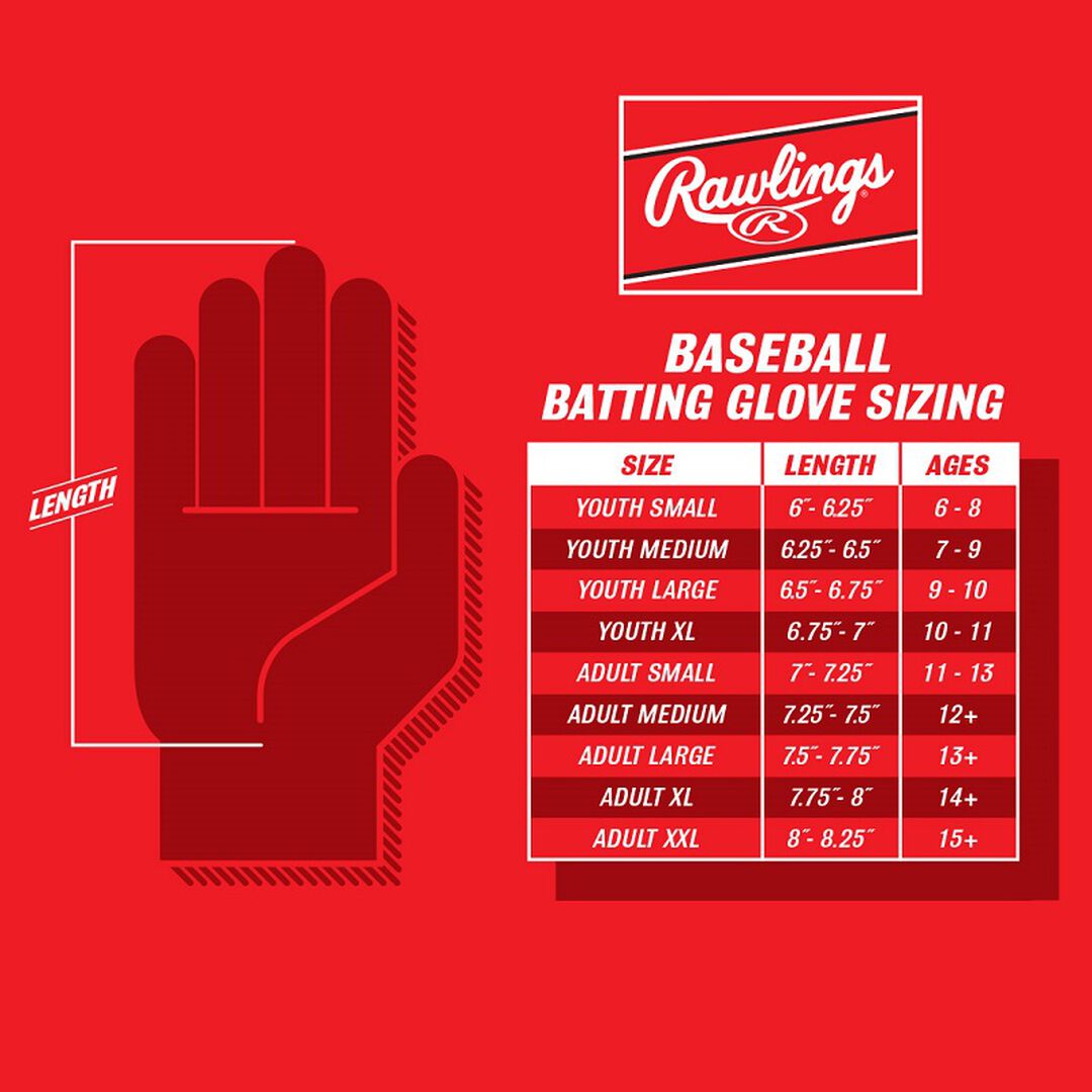Rawlings Icon Batting Gloves Adult - Image 13