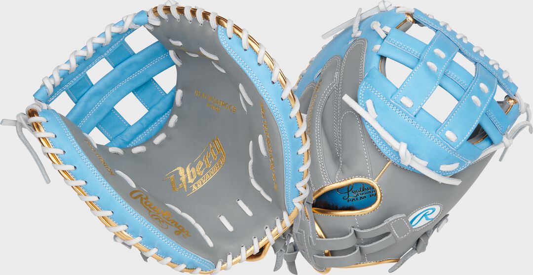 Liberty Advanced Color Series 34 in Catcher's Mitt Gray/Columbia Blue