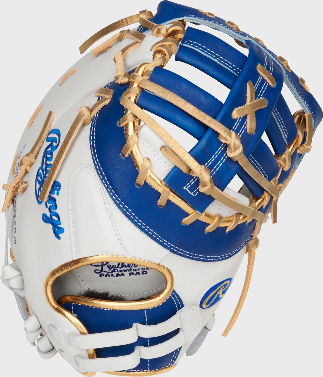 Liberty Advanced Color Series 13 in 1st Base Mitt White/Royal - Image 3