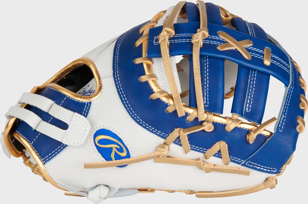 Liberty Advanced Color Series 13 in 1st Base Mitt White/Royal - Image 2