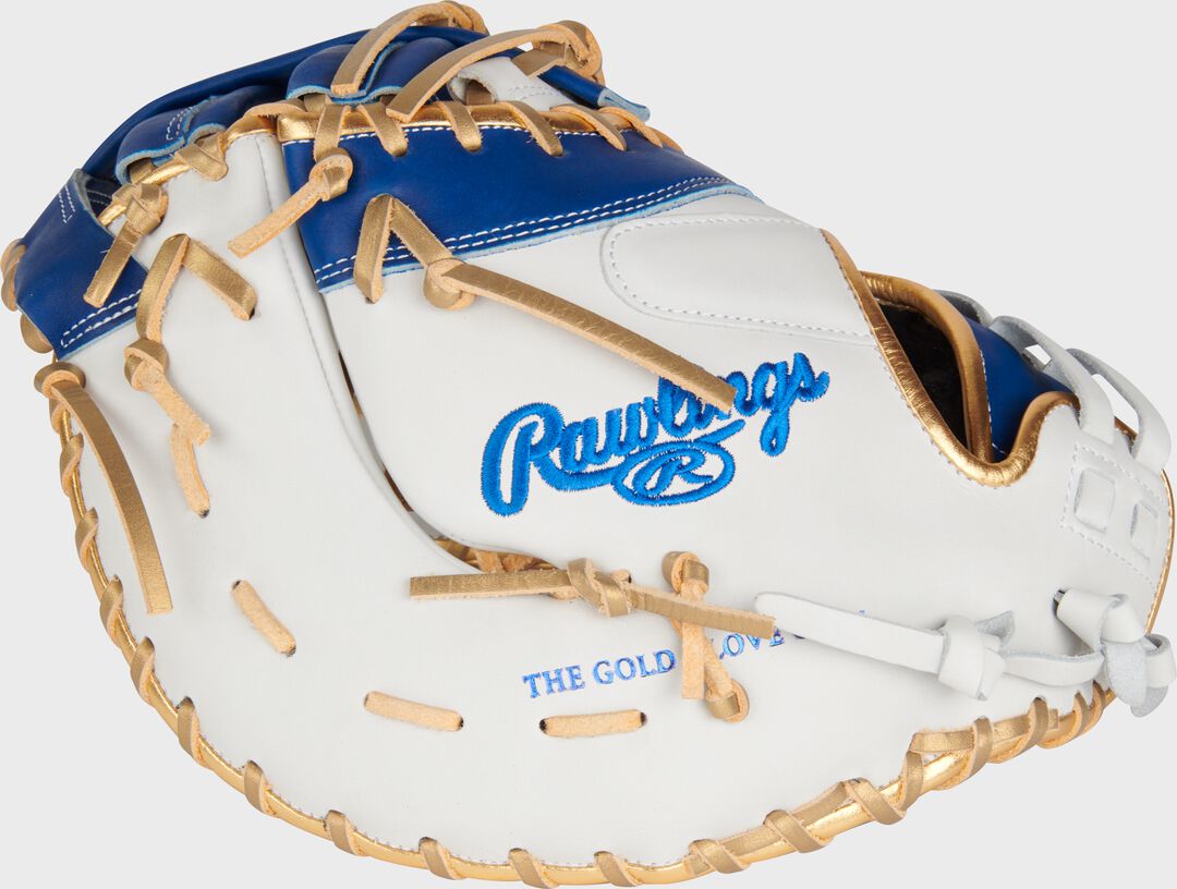 Liberty Advanced Color Series 13 in 1st Base Mitt White/Royal - Image 5