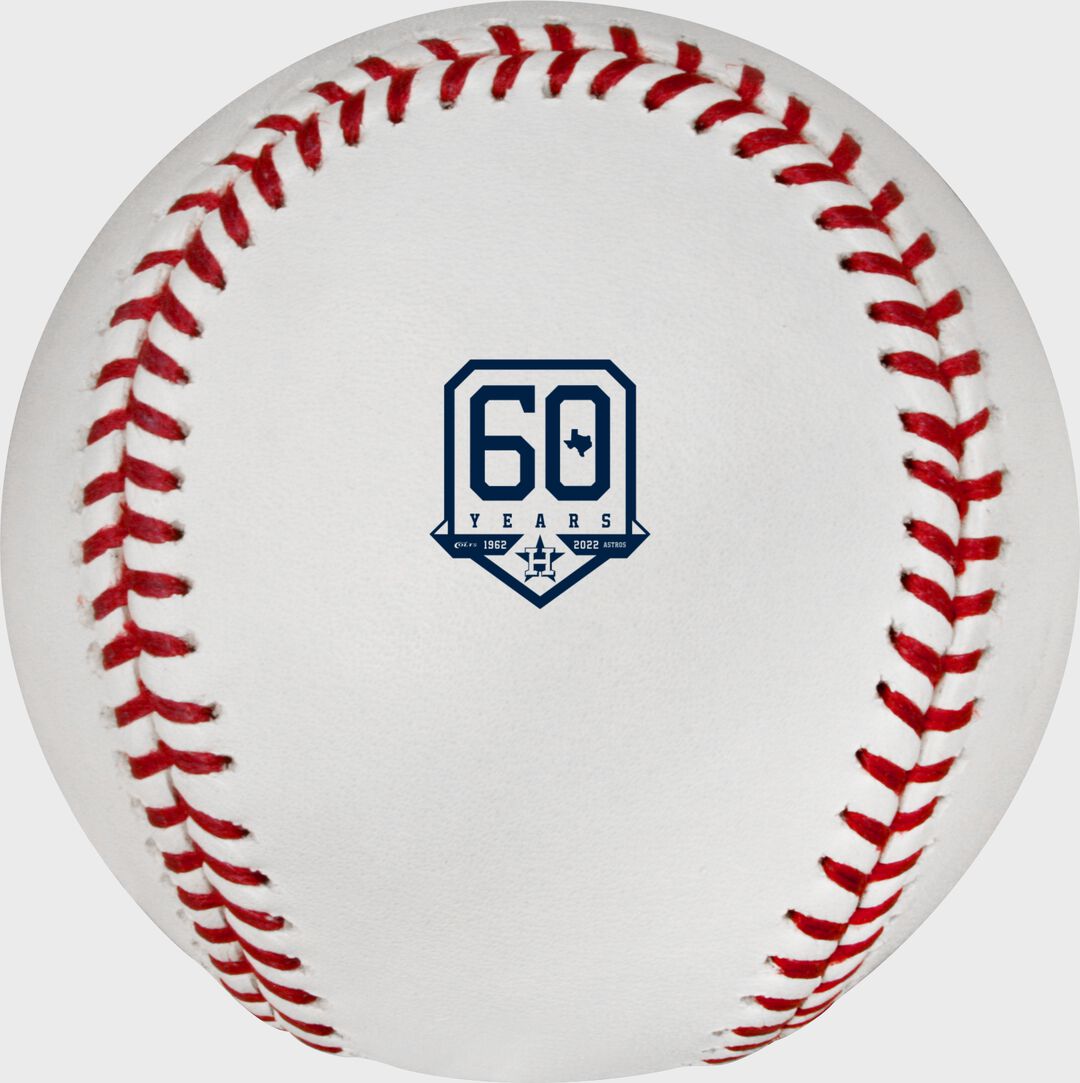 MLB 2022 Houston Astros 60th Anniversary Baseball - Image 2