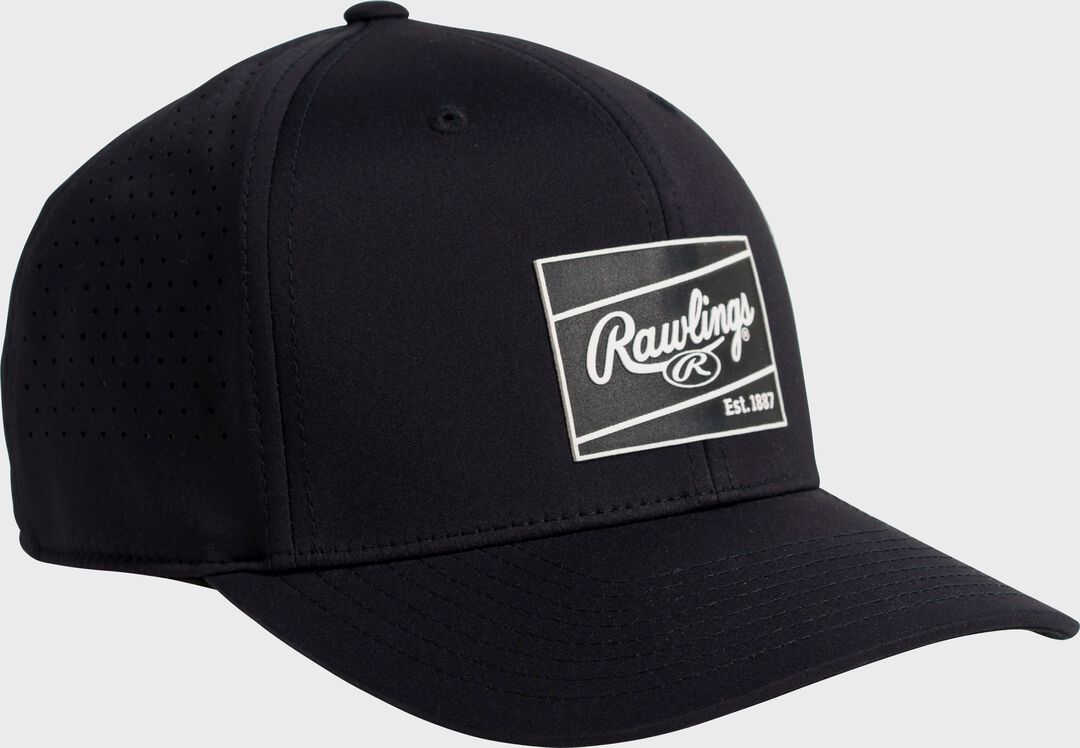 Rawlings Performance Snapback Hat Black - Image 3