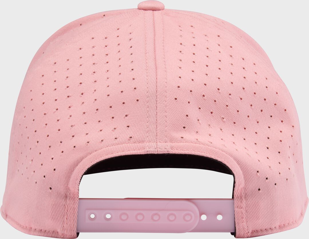 Rawlings Peach Performance Flat Bill Snapback Hat - Image 3