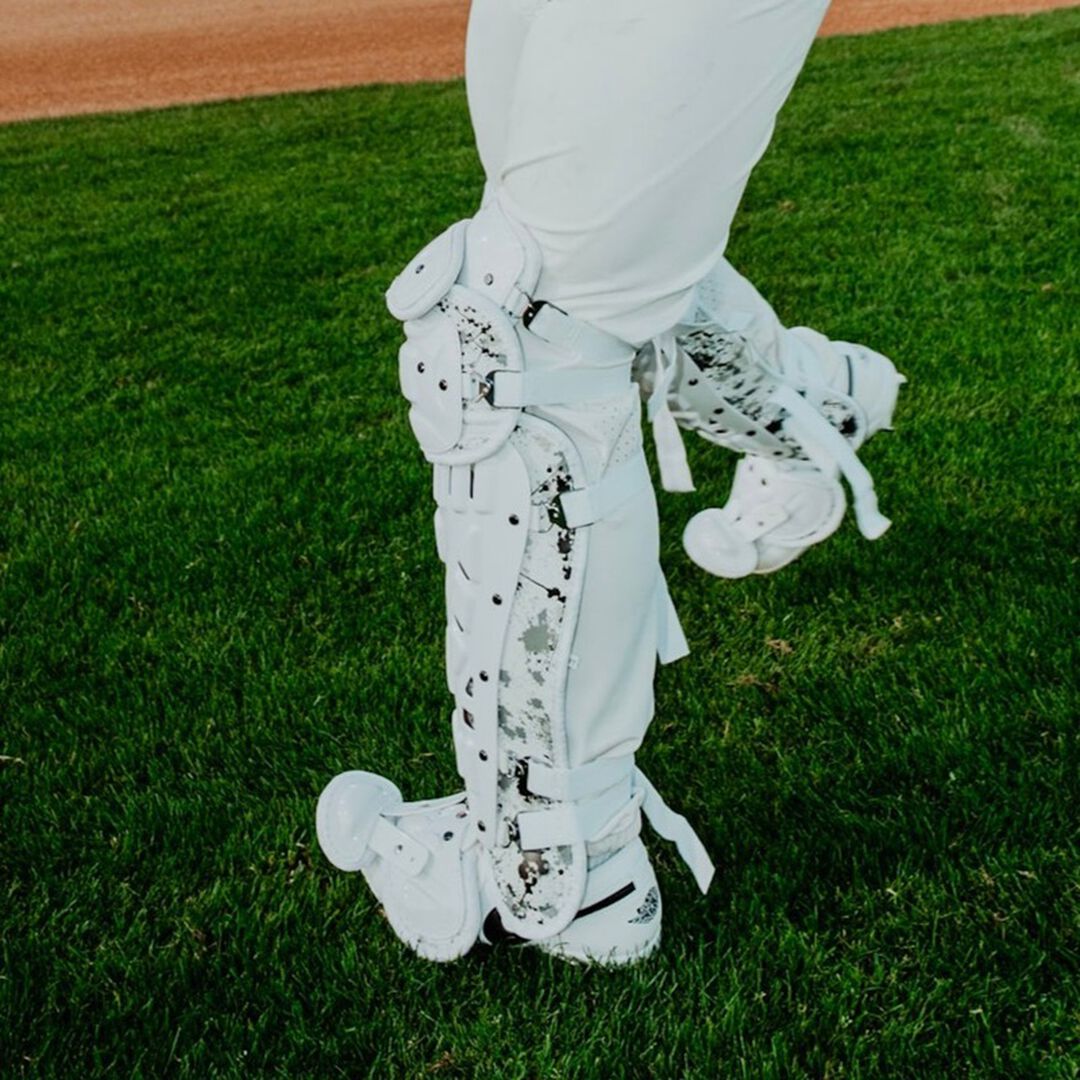 Limited Edition Mach Black Spatter Catcher's Gear Set Adult Intermediate Youth - Image 15