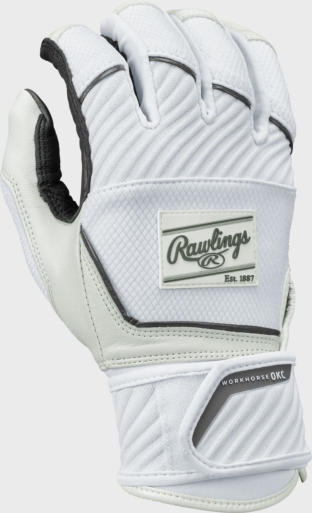Women's Workhorse OKC Compression Strap Fastpitch Batting Gloves - Image 2
