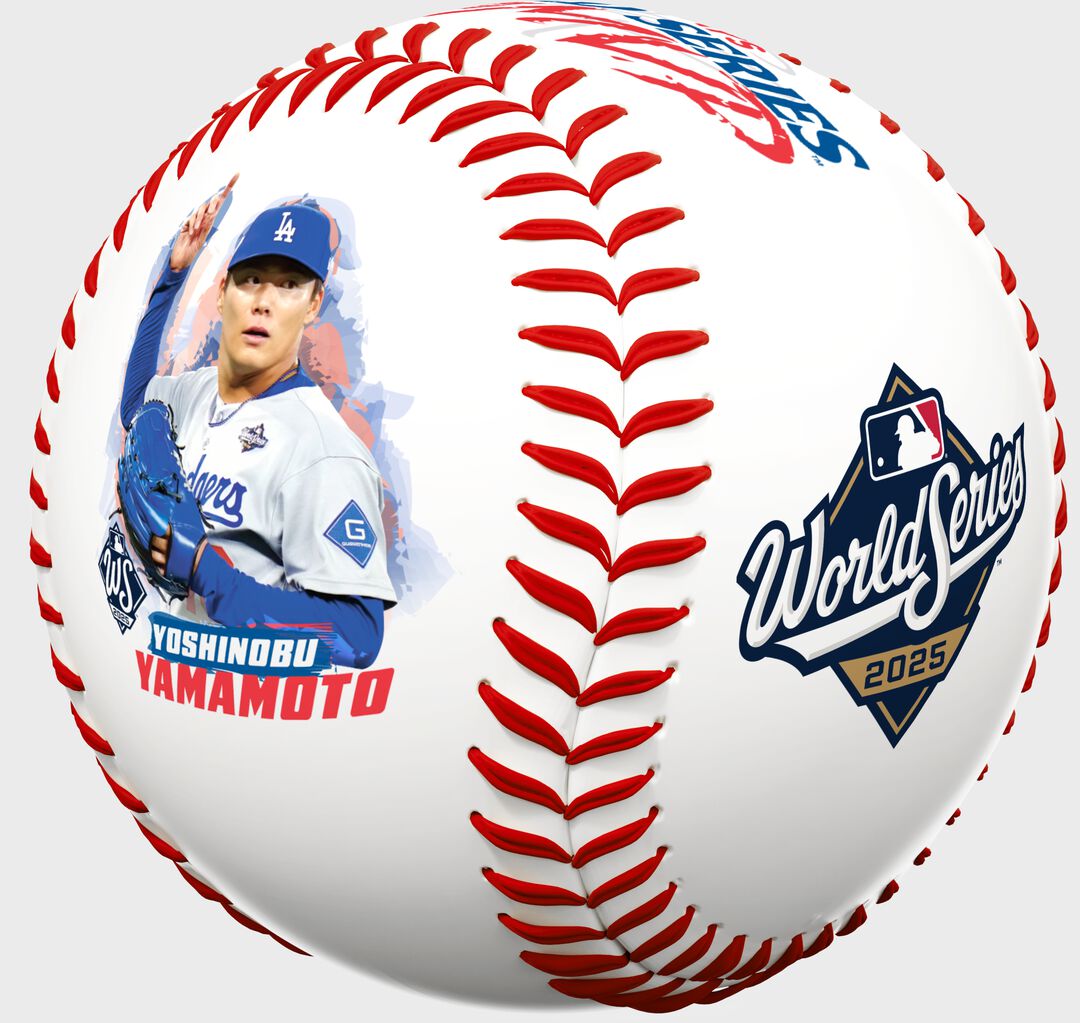 2025 Yoshinobu Yamamoto World Series MVP Replica Baseball 1 Ball